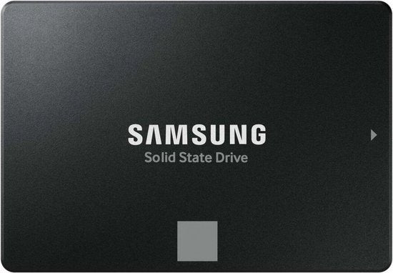 Samsung 870 EVO interne SSD 2.5 inch 1 TB, zwart, vooraanzicht