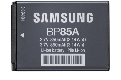 Samsung BP85A accu, grijs, batterij met label 3.7V 850mAh