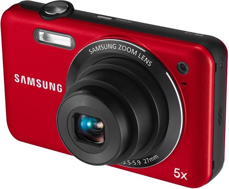 Samsung-ES73 Digitale Compact Camera - Rood Tweedehands