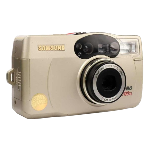 Samsung-Fino 700XL Point and Shoot Film Camera - Zilver-tweedehands