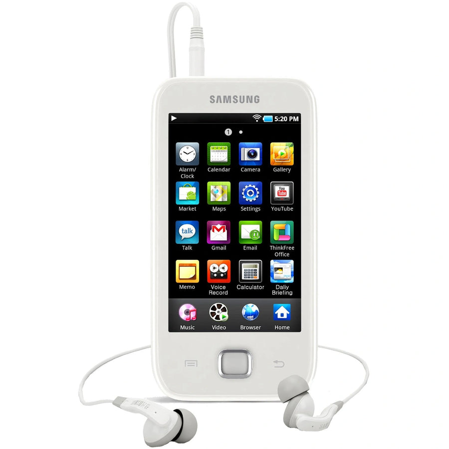 Samsung-Galaxy Player 50 MP4-Speler - 8 GB - Wit (Nieuw)