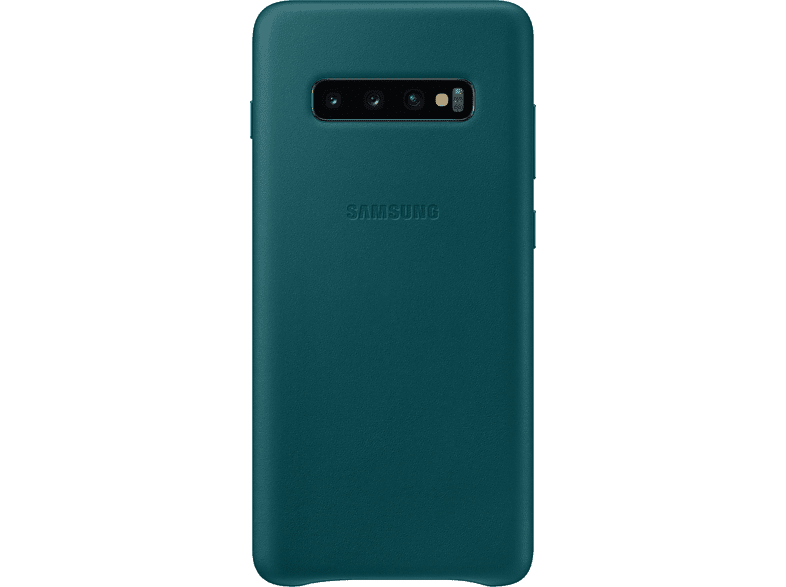 Samsung-Galaxy S10 Plus Leather Cover - Groen (Nieuw)