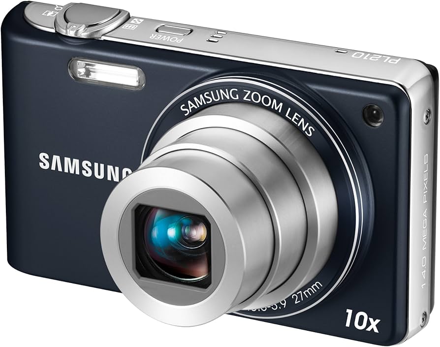 Samsung-PL210 Digitale Compact Camera - Blauw Tweedehands