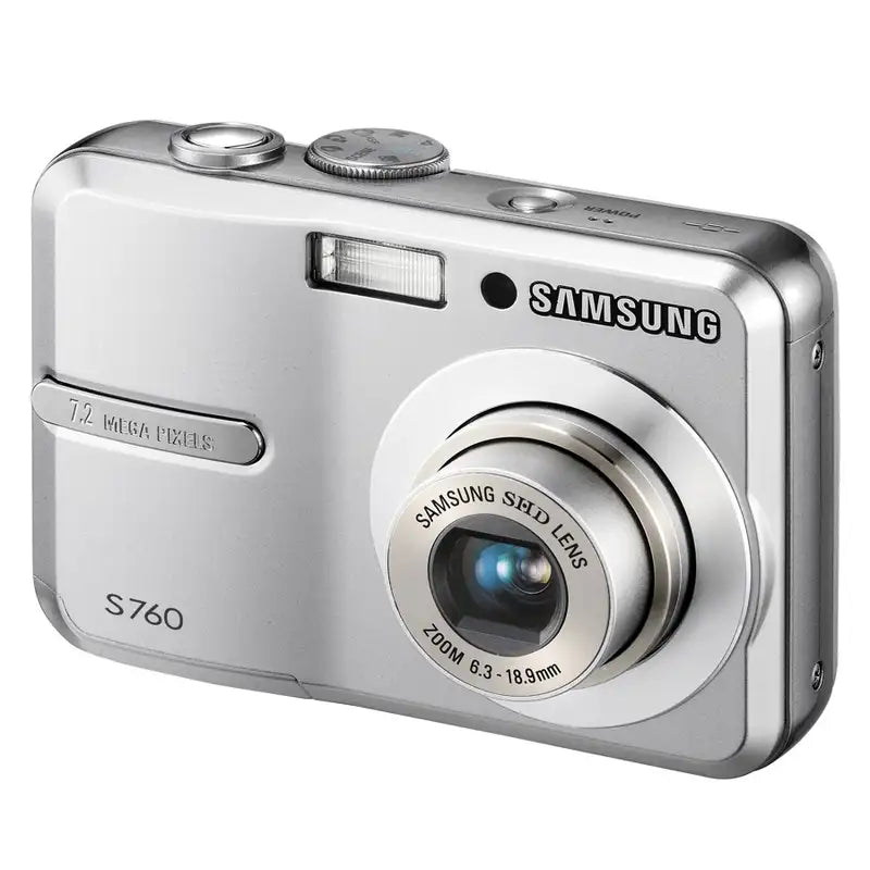 Samsung-S760 Digitale Compact Camera - Zilver Tweedehands