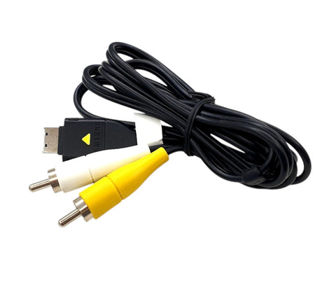 Samsung USB naar AV-adapterkabel voor Digimax ST700, ST80 en ST90, zwart, camerastekker met witte en gele tulpstekkers