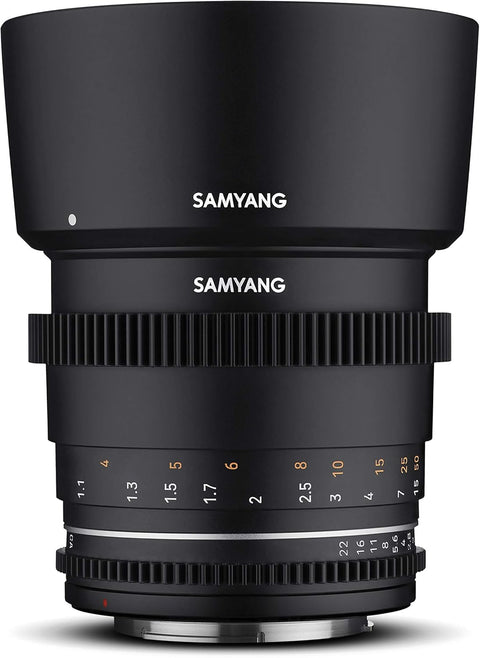 Samyang-85 mm T1.5 VDSLR MK2 voor Sony E – Cine Lens (Nieuw)