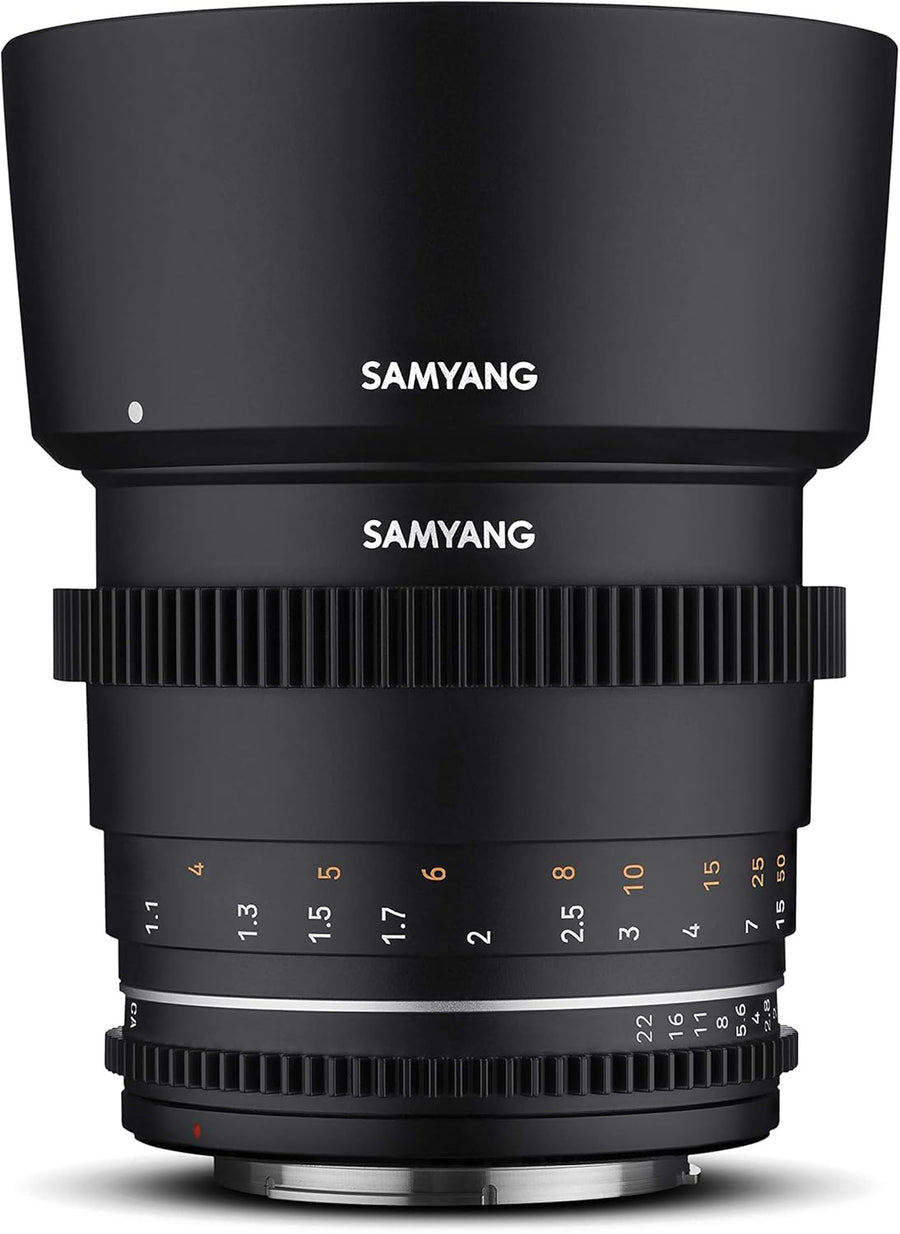 Samyang-85 mm T1.5 VDSLR MK2 voor Sony E – Cine Lens (Nieuw)