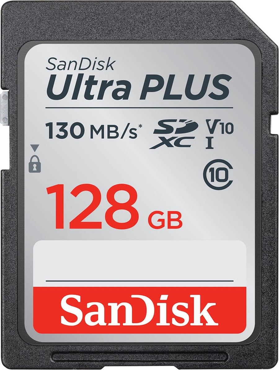SanDisk-Geheugenkaart Ultra Plus SDXC 128GB (Nieuw)