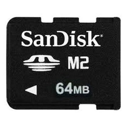 SanDisk Memory Stick Micro M2 geheugenkaart 64MB, voorkant, tweedehands