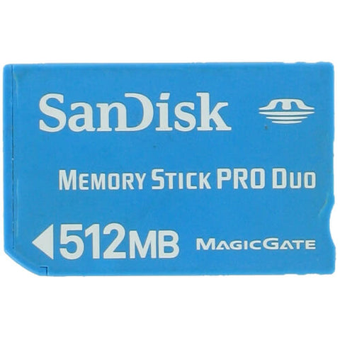 SanDisk-Memory Stick Pro Duo - 512MB Tweedehands