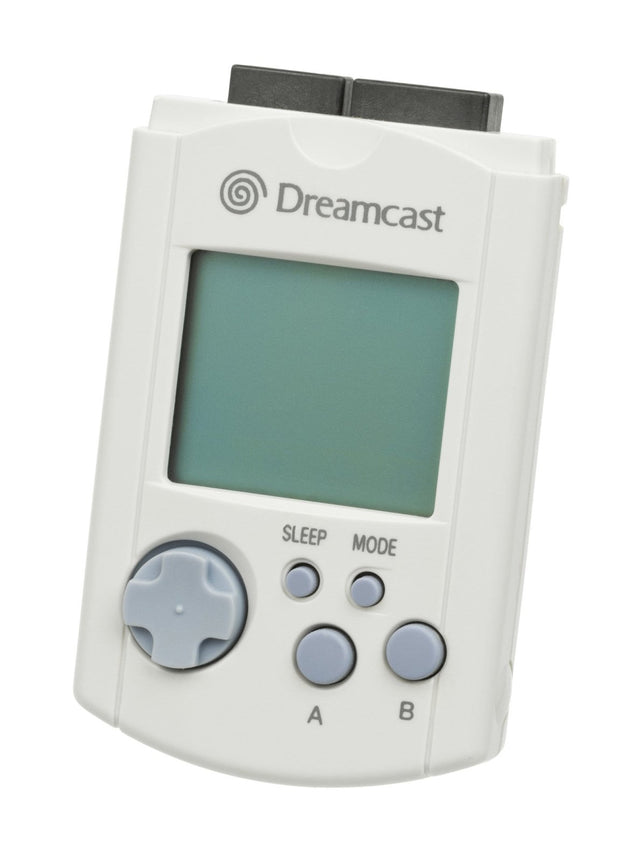 SEGA Dreamcast Visual Memory Unit, wit, voorkant, tweedehands