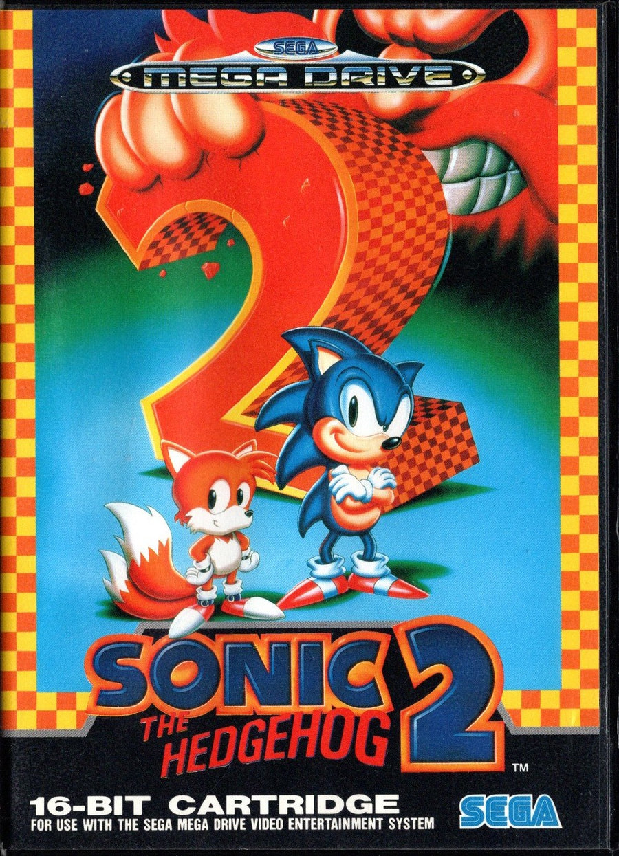Sega Mega Drive-Sonic The Hedgehog 2 (In doos) Tweedehands