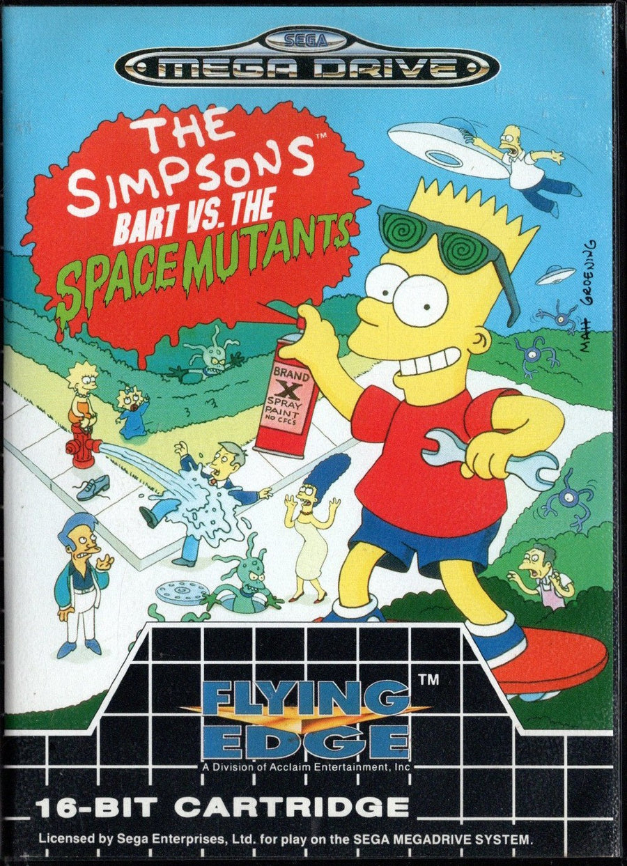 Sega Mega Drive-The Simpsons Bart VS The Space Mutants (In doos) Tweedehands