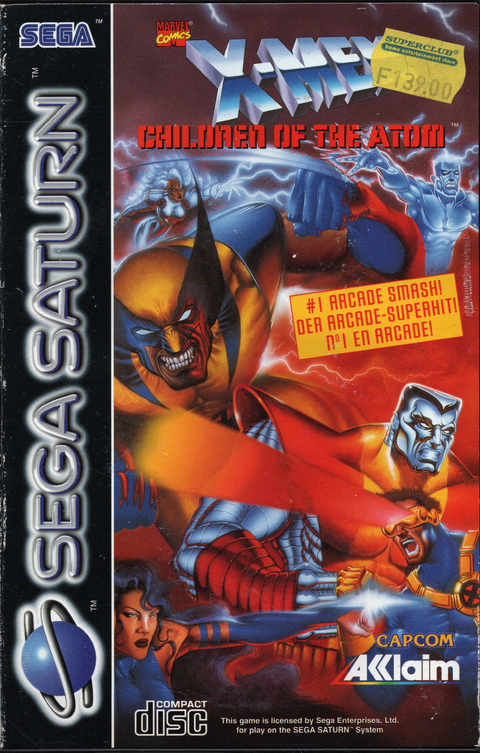 Sega Saturn-X-Men: Children of the Atom (In doos) Tweedehands