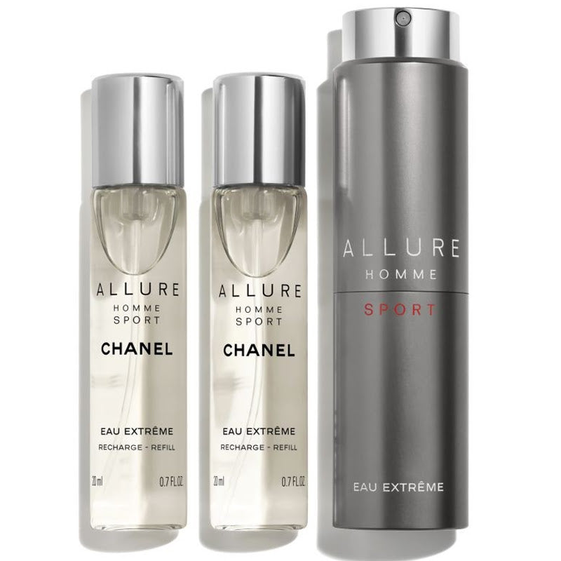 Chanel-Allure Homme Sport Eau Extrême Navulbare Twist and Spray Eau de Parfum 3 x 20 ml (Nieuw)