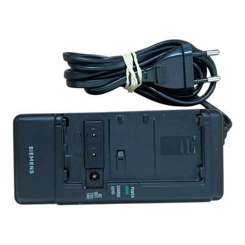 Siemens adapter voor FA124, FA126, FA128 en FA129, zwarte netadapter en acculader met netsnoer, tweedehands