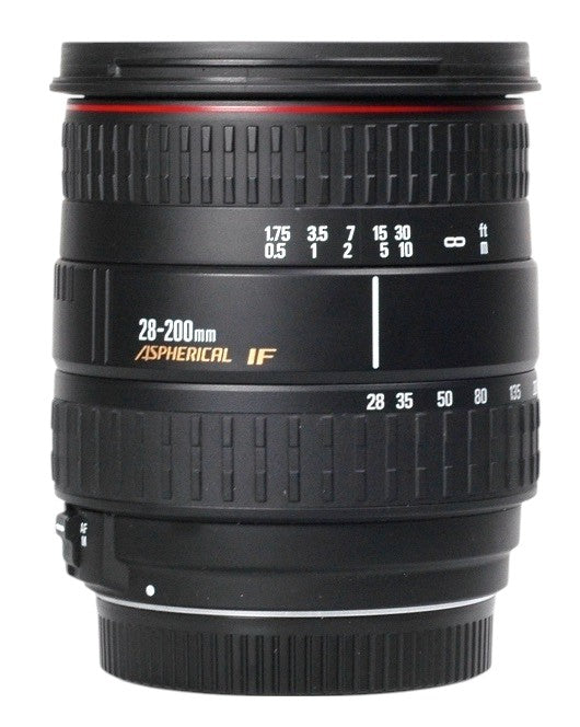 Sigma-28–200mm F/3.5–5.6 Aspherical Macro IF Lens voor Sigma SA Tweedehands