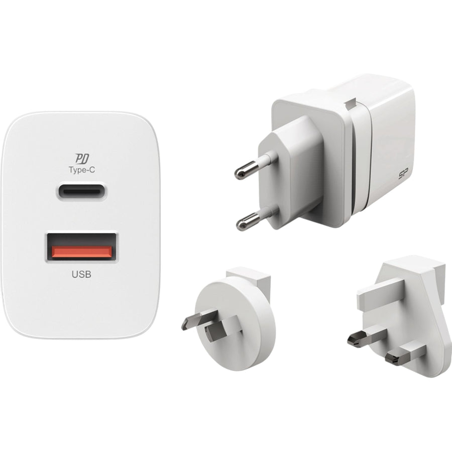 Silicon Power-QM16 20 W Wall Charger met Adapters (Nieuw)