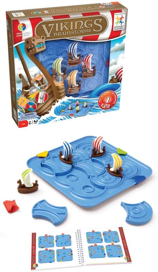 SmartGames-Vikings Brainstorm met 60 opdrachten - Leerzaam Spel (Nieuw)