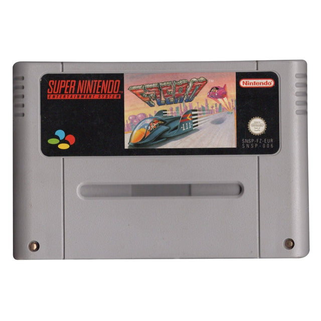 Super Nintendo SNES F-Zero, losse cassette, tweedehands