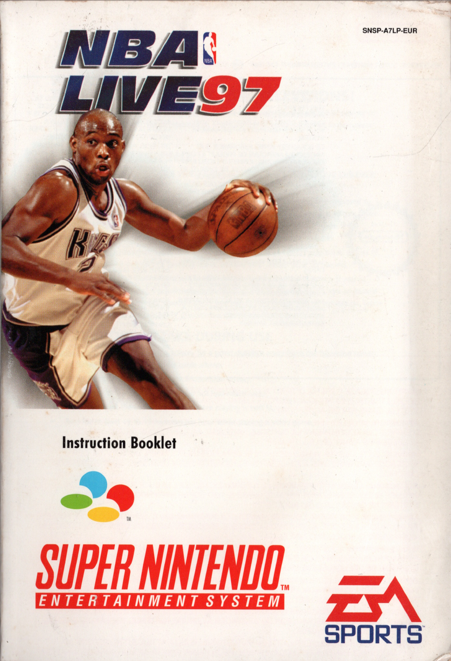 SNES-NBA Live 97 - Manual/Handleiding Tweedehands