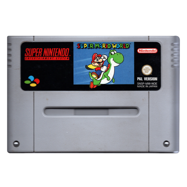 Super Nintendo SNES Super Mario World, losse cassette