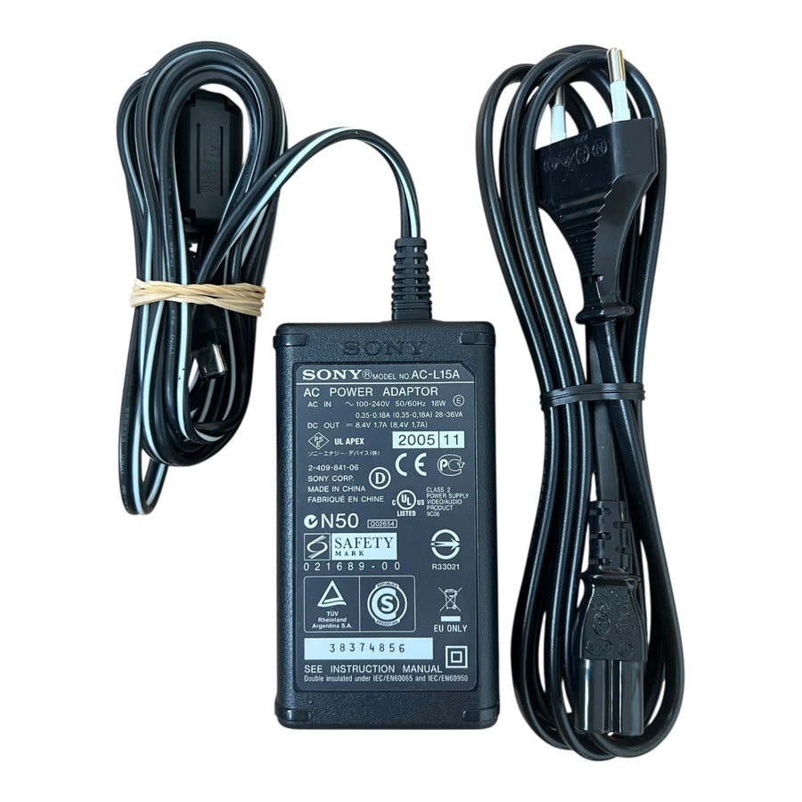 Sony-AC-L15A – Adapter voor NP-FM30, NP-FM50, NP-FM55H, NP-FM70, NP-FM90, NP-FM91 Tweedehands