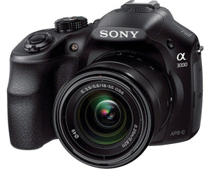 Alpha a3000 Systeemcamera + 18-55mm Lens - Zwart