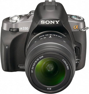 Alpha A330 Spiegelreflexcamera + 18-55mm Lens - Zwart (In doos)