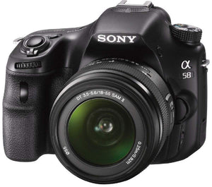 Alpha SLT-A58 Spiegelreflexcamera + 18-55mm SAM II Lens - Zwart