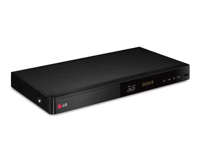 LG BP440 3D blu-ray en dvd-speler, zwart, vooraanzicht, tweedehands