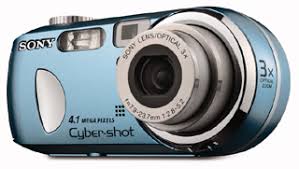 Cyber-Shot DSC-P73 Digitale Compact Camera - Blauw