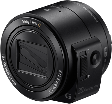 Sony-Cyber-shot DSC-QX30 Lens-Style Camera - Zwart (Nieuw)