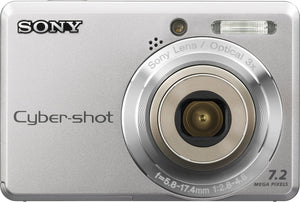 Cyber-Shot DSC-S730 Digitale Compact Camera - Zilver