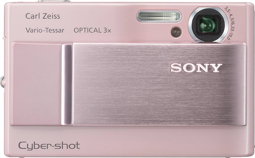Sony-Cyber-shot DSC-T10 Digitale Compact Camera - Roze-tweedehands