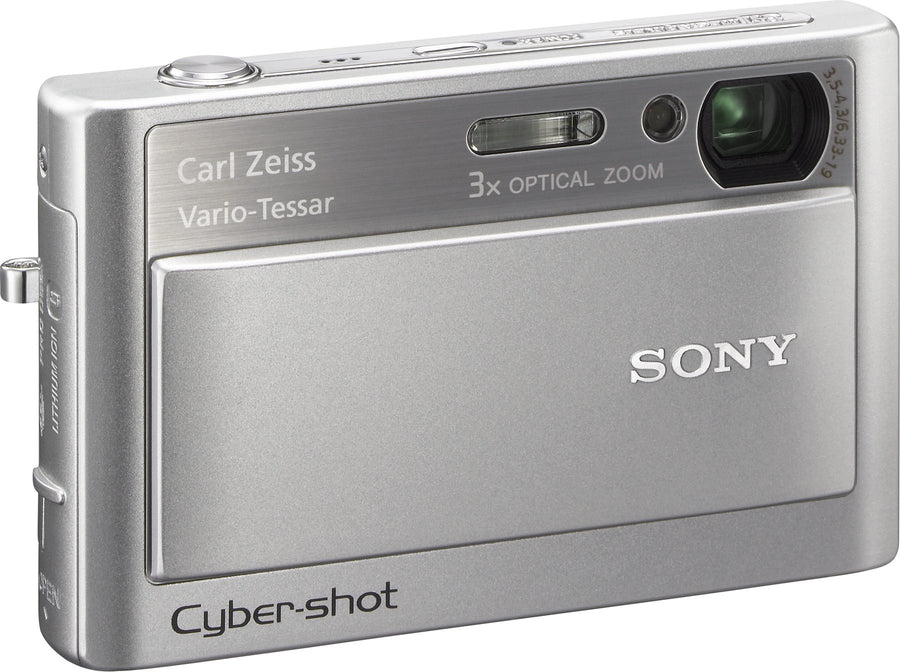 Sony-Cyber-shot DSC-T20 Digitale Compact Camera - Zilver Tweedehands