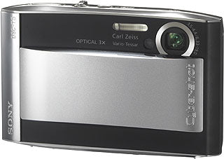 Sony-Cyber-shot DSC-T5 Digitale Compact Camera - Zwart/Zilver Tweedehands