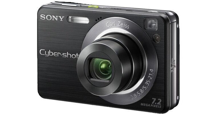 Sony-Cyber-Shot DSC-W125 Digitale Compact Camera - Zwart Tweedehands