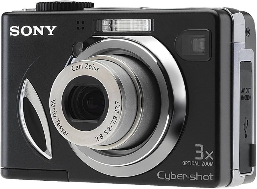Sony-Cyber-Shot DSC-W17 Digitale Compact Camera - Zwart Tweedehands