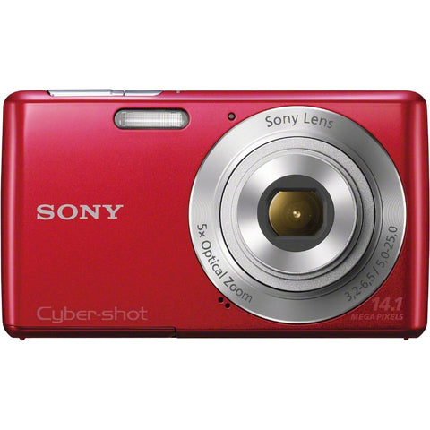 Sony-Cyber-shot DSC-W620 Digitale Compact Camera - Rood Tweedehands