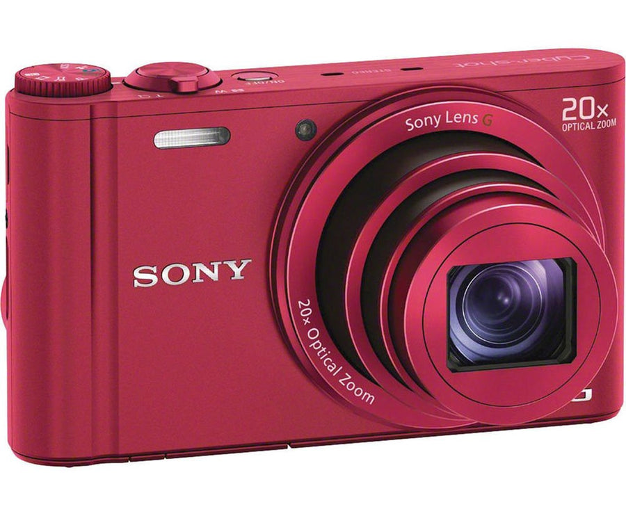 Sony-Cyber-Shot DSC-WX300 Digitale Compact Camera - Rood Tweedehands