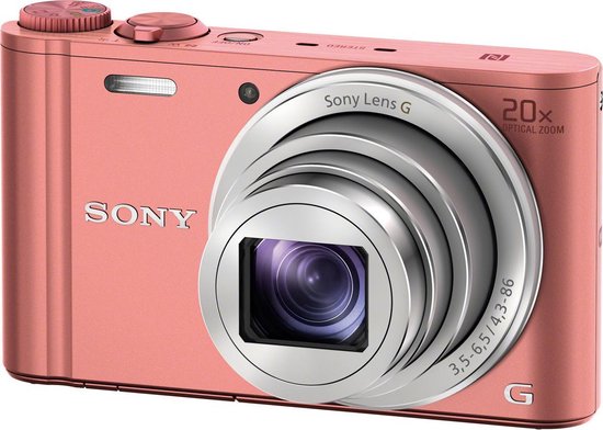 Sony-Cyber-Shot DSC-WX350 Digitale Compact Camera - Roze-tweedehands