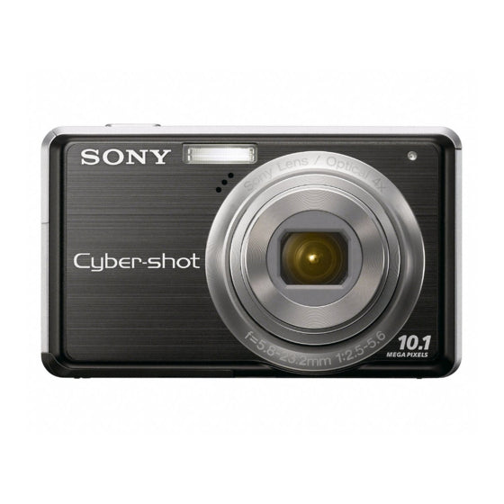 Sony-Cybershot DSC-S950 Compact Digitale Camera - Zwart (In doos) Tweedehands