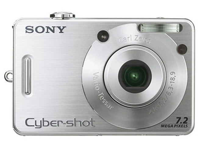 Sony-CyberShot DSC-W70 Digitale Compact Camera - Zilver Tweedehands