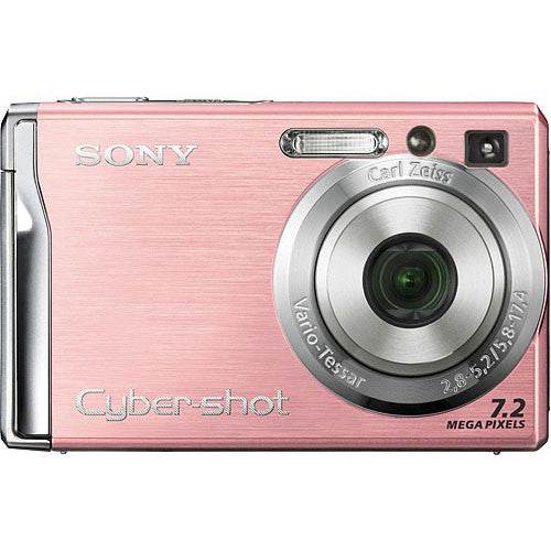 Sony-CyberShot DSC-W80 Digitale Compact Camera - Roze Tweedehands