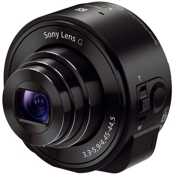 Sony-DSC-QX10 Digitale Compact Camera - Zwart (Nieuw)