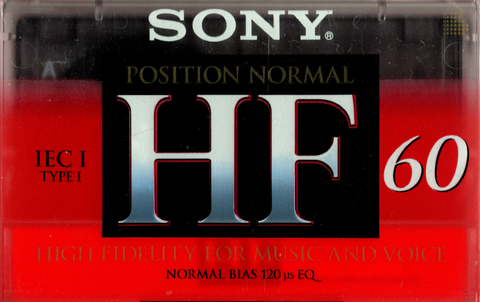 Sony-HF 60 Cassetteband – Type I - 60 minuten (Nieuw)
