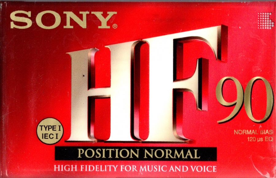 Sony-HF 90 Cassetteband – Type I - 90 minuten (Nieuw)
