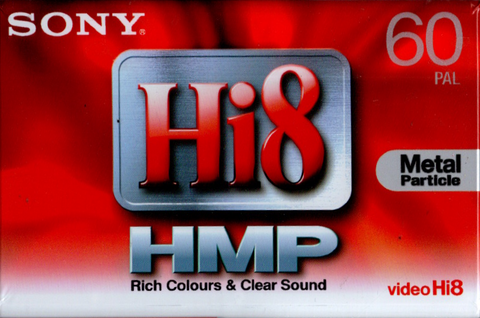 Sony-Hi8 Metal Particle Videocassette P5‑60HMP3 (60 min) (Nieuw)