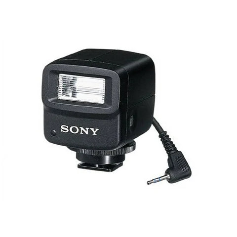 Sony HVL-F10 compacte videoflitser, zwart, met flitsschoen en aansluitkabel